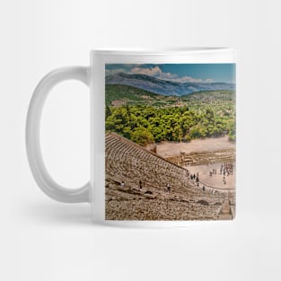 Greece. Epidaurus theater. Mug